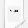 Ramme Edsbyn Hvid 10x18 cm - Passepartout Hvid 8x10 cm
