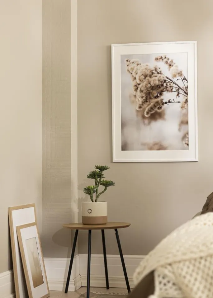 Ramme Edsbyn Hvid 45x60 cm - Passepartout Hvid 30x45 cm