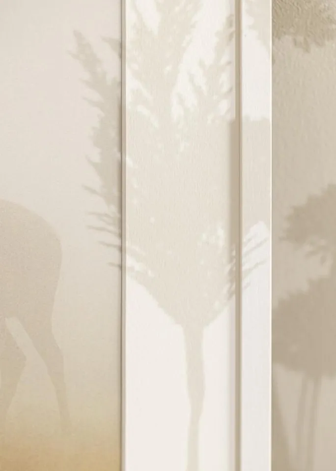 Ramme Edsbyn Hvid 25x45 cm - Passepartout Hvid 5x12 inches