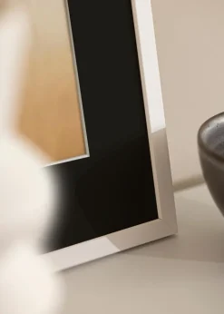 Ramme Edsbyn Hvid 15x20 cm - Passepartout Sort 4x6 inches (10,2x15,2 cm)