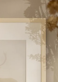 Ramme Edsbyn Løn 20x30 cm - Passepartout Hvid 10x20 cm