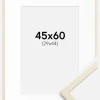 Ramme Edsbyn Løn 45x60 cm - Passepartout Hvid 30x45 cm