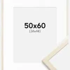 Ramme Edsbyn Løn 50x60 cm - Passepartout Hvid 35x45 cm