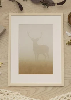 Ramme Edsbyn Løn 40x60 cm - Passepartout Hvid 32,9x48,3 cm (A3+)