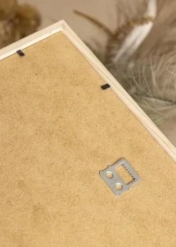 Ramme Edsbyn Lys Valnød 50x60 cm - Passepartout Hvid 35x45 cm