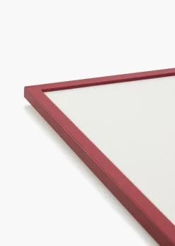 Ramme Edsbyn Rød 20x30 cm - Passepartout Hvid 15x22 cm