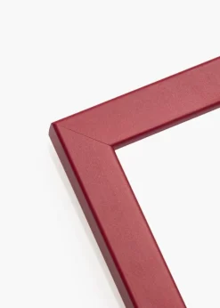 Ramme Edsbyn Rød 40x60 cm - Passepartout Sort 32,9x48,3 cm (A3+)