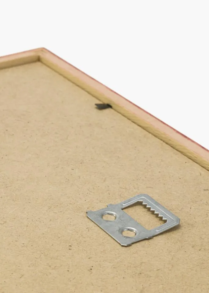 Ramme Edsbyn Rød 20x30 cm - Passepartout Hvid 10x20 cm