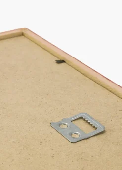 Ramme Edsbyn Rød 40x40 cm - Passepartout Hvid 30x30 cm