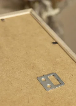 Ramme Edsbyn Sølv 40x70 cm - Passepartout Hvid 30x60 cm