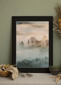 Ramme Edsbyn Sort 18x24 cm - Passepartout Sort 13x18 cm