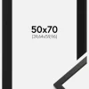 Ramme Edsbyn Sort 50x70 cm - Passepartout Sort 16x24 inches
