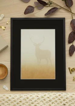 Ramme Edsbyn Sort 30x70 cm - Passepartout Sort 18x57 cm