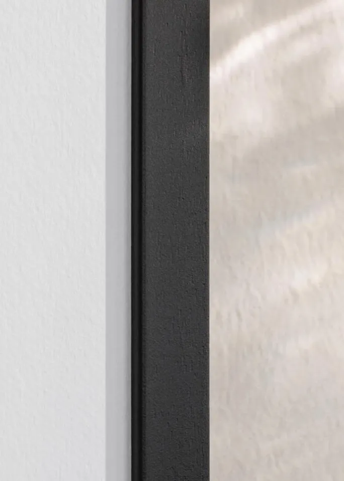 Ramme Edsbyn Sort 50x60 cm - Passepartout Hvid 35x45 cm