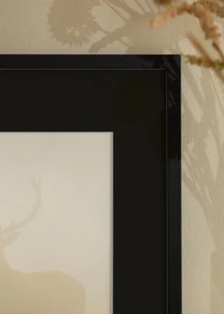 Ramme Edsbyn Sort 50x60 cm - Passepartout Sort 15x20 inches