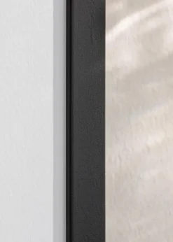 Ramme Edsbyn Sort 25x33 cm - Passepartout Hvid B5 176x250 mm