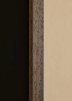 Ramme Edsbyn Valnød 50x60 cm - Passepartout Sort 35x45 cm