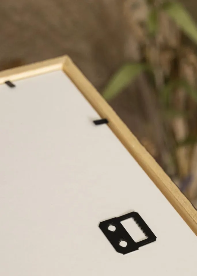 Ramme Edsbyn Valnød 50x60 cm - Passepartout Sort 14x18 inches