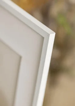 Ramme Edsbyn Warm White 60x60 cm - Passepartout Hvid 45x45 cm