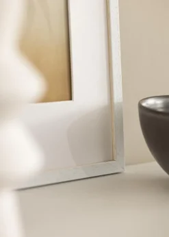 Ramme Edsbyn Warm White 35x50 cm - Passepartout Hvid 11x17 inches