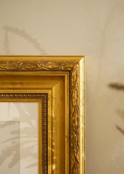 Ramme Egypt Ornament Gold - Valgfri Størrelse (Plexiglas)