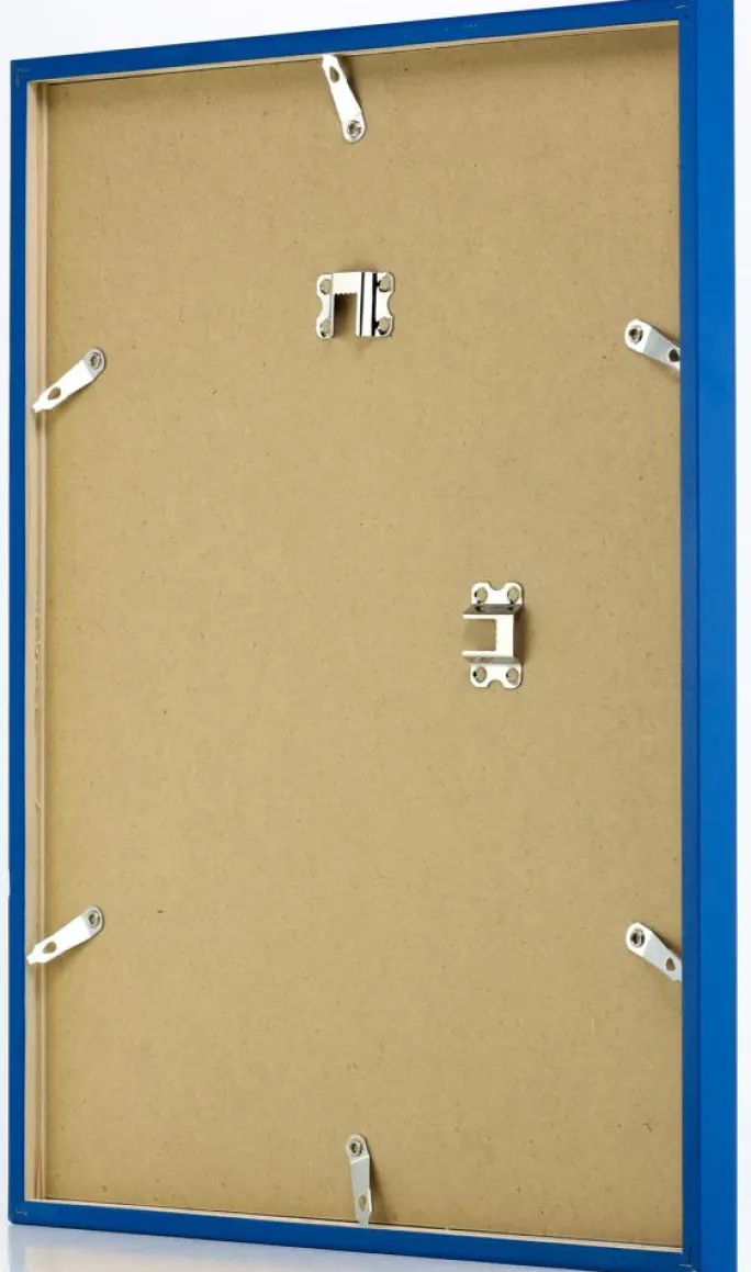 Ramme E-Line Blå 70x100 cm - Passepartout Sort 62x93 cm