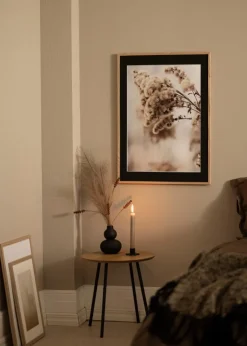 Ramme E-Line Eg 40x50 cm - Passepartout Sort 27x35 cm