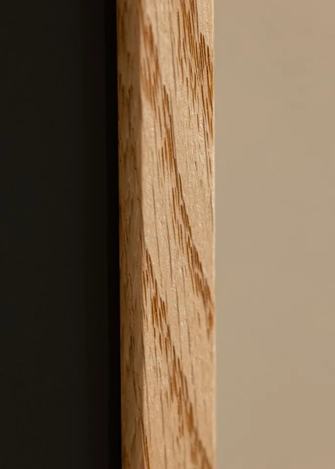 Ramme E-Line Eg 70x100 cm - Passepartout Sort 59,4x84 cm (A1)