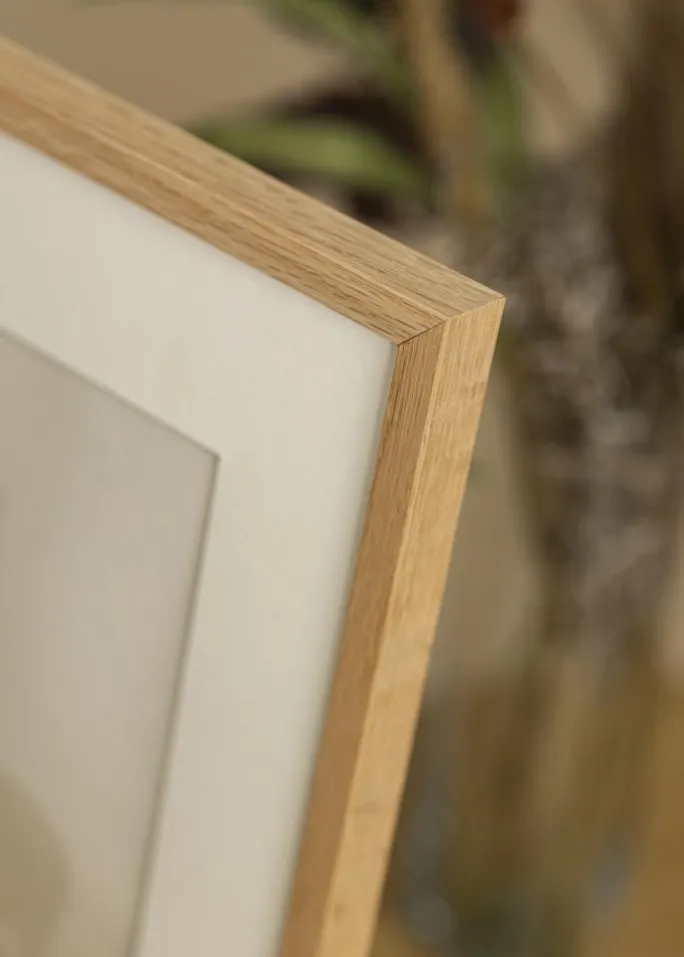 Ramme E-Line Eg 70x100 cm - Passepartout Hvid 62x85 cm