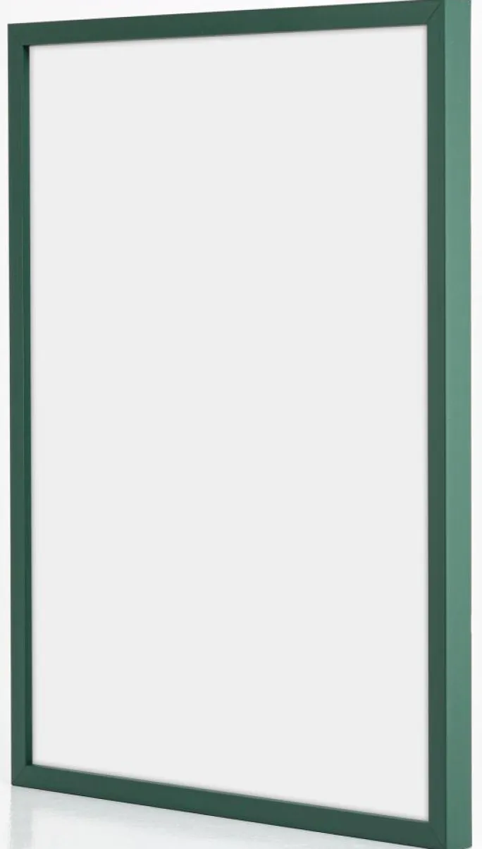 Ramme E-Line Grøn 70x100 cm - Passepartout Sort 61x91,5 cm