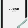 Ramme E-Line Grøn 70x100 cm - Passepartout Sort 62x93 cm