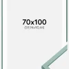 Ramme E-Line Grøn 70x100 cm - Passepartout Hvid 24x36 inches