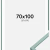 Ramme E-Line Grøn 70x100 cm - Passepartout Hvid 62x85 cm