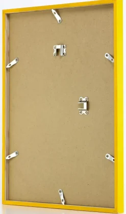 Ramme E-Line Gul 30x40 cm - Passepartout Hvid 20x28 cm