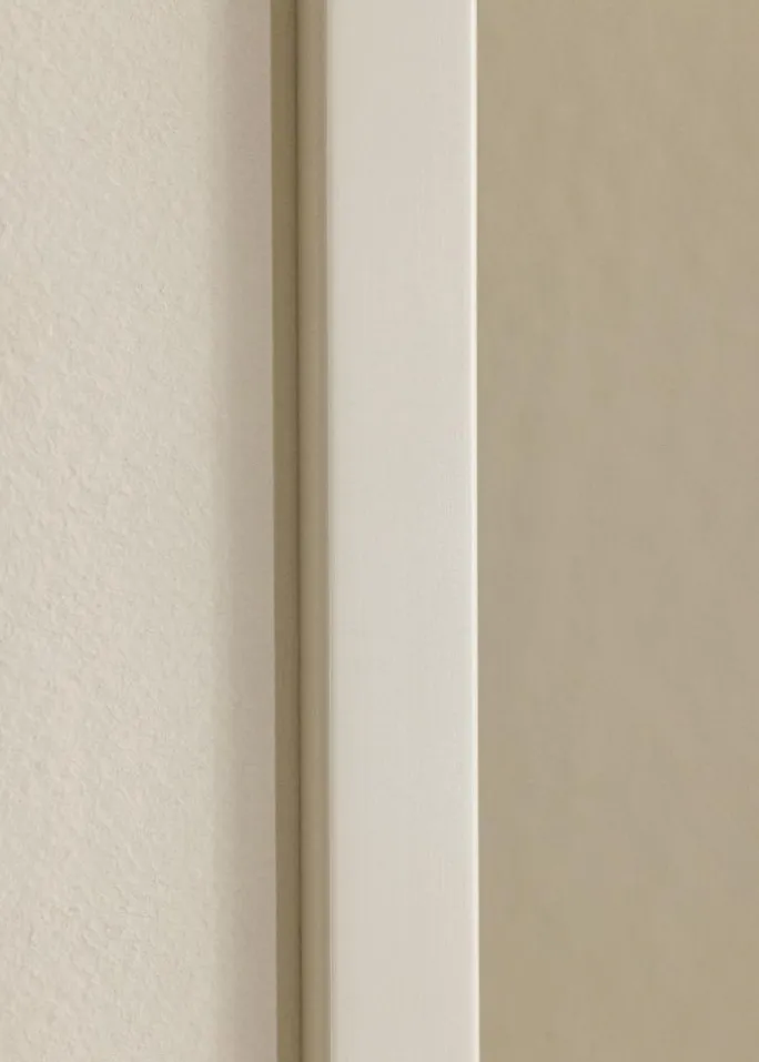 Ramme E-Line Hvid 13x18 cm - Passepartout Hvid 10x12 cm