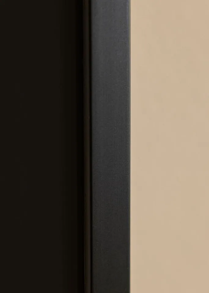 Ramme E-Line Sort 30x40 cm - Passepartout Sort 21x30 cm