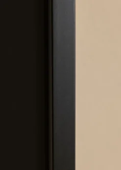 Ramme E-Line Sort 13x18 cm - Passepartout Sort 9x12 cm