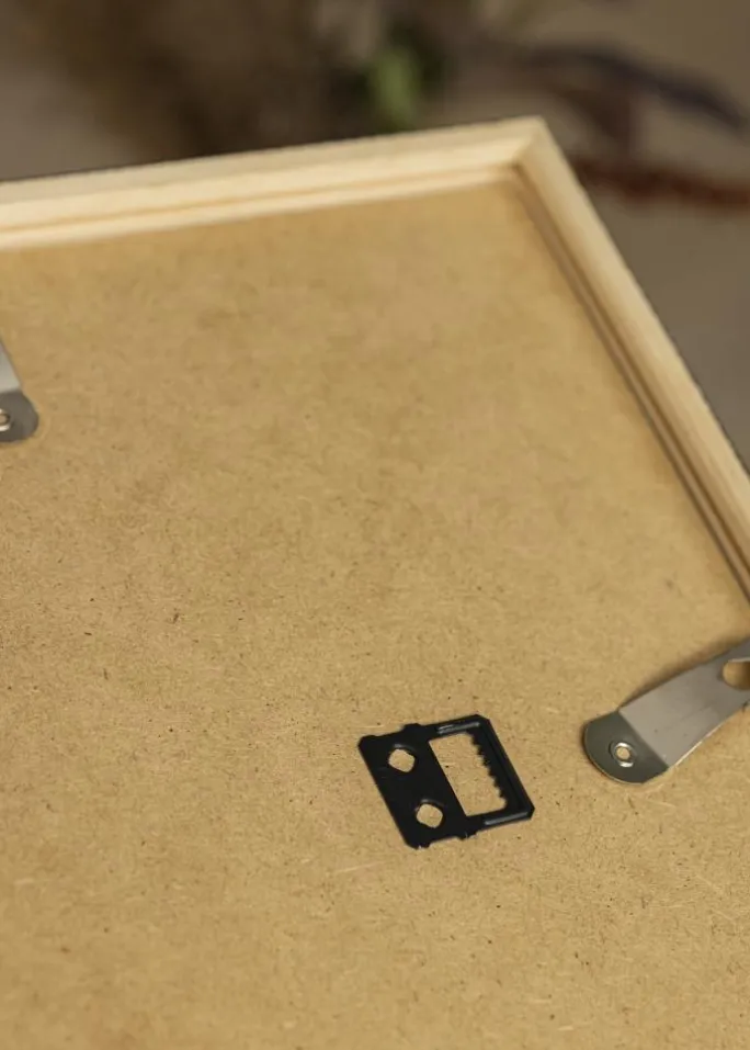 Ramme E-Line Sort 40x40 cm - Passepartout Sort 32x32 cm