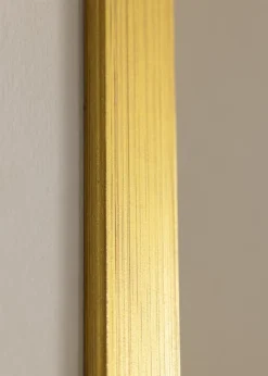 Ramme Falun Guld 30x30 cm - Passepartout Hvid 8x8 inches