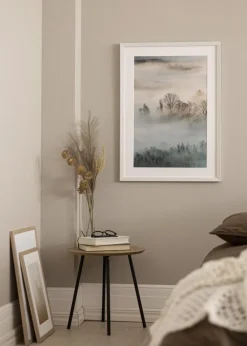 Ramme Fiorito Hvid 50x70 cm - Passepartout Hvid 16x24 inches