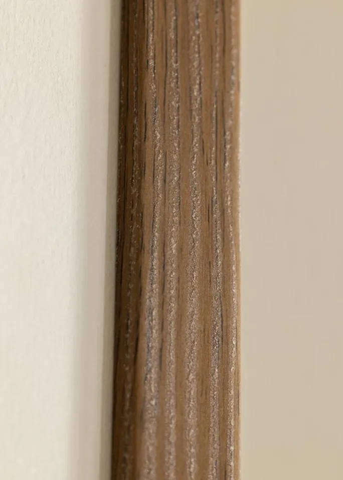 Ramme Fiorito Mørk Eg 50x60 cm - Passepartout Hvid 40x50 cm