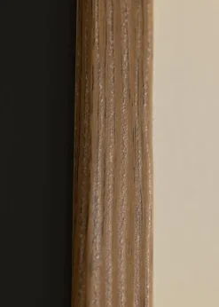 Ramme Fiorito Mørk Eg 70x100 cm - Passepartout Sort 62x93 cm