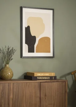 Ramme Fiorito Mørkegrå 40x60 cm - Passepartout Hvid 32,9x48,3 cm (A3+)