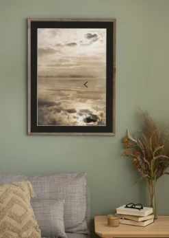 Ramme Fiorito Valnød 50x60 cm - Passepartout Sort 37x46 cm