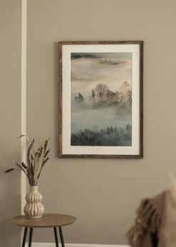 Ramme Fiorito Washed Oak 60x80 cm - Passepartout Hvid 50x60 cm