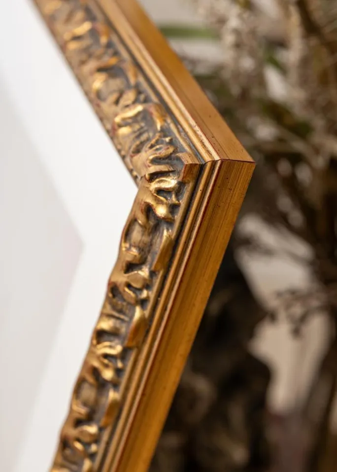 Ramme Freyja Guld - Valgfri Størrelse (Akrylglas)