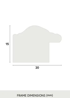 Ramme Frigg Sølv 32x32 cm