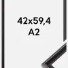 Ramme Gala Akrylglas Sort 42x59,4 cm (A2)