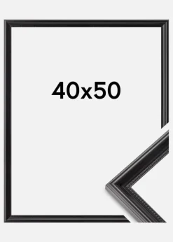 Ramme Gala Akrylglas Sort 40x50 cm