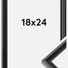 Ramme Gala Akrylglas Sort 18x24 cm